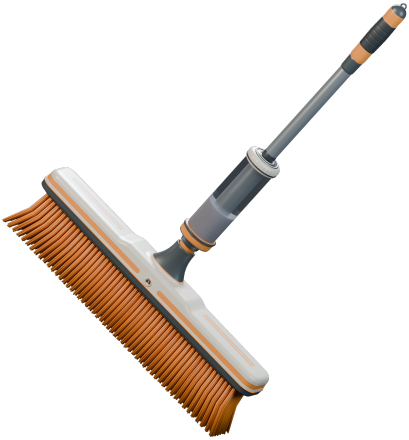 Wide broom